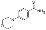 Structure of 4-MORPHOLINOBENZENECARBOTHIOAMIDE