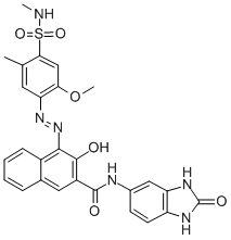 Structure of Pigment Red HF4C