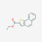 Structure of Naphtho[1,2-b]thiophene-2-carboxylic acid, ethyl ester