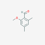 Structure of Benzaldehyde, 2-methoxy-4,6-dimethyl-