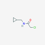 Structure of 2-Chloro-N-cyclopropylmethyl-acetamide