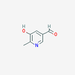 Structure of 5-hydroxy-6-methylpyridine-3-carbaldehyde