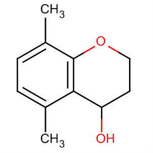 Structure of 2H-1-Benzopyran-4-ol, 3,4-dihydro-5,8-dimethyl-