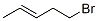 Structure of 5-Bromo-2-pentene