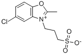Structure of 3-(5-CHLORO-2-METHYL-1,3-BENZOTHIAZOL-3-IUM-3-YL)-1-PROPANESULFONATE HYDRATE