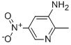 Structure of 2-METHYL-5-NITROPYRIDIN-3-AMINE
