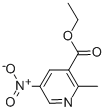 Structure of ETHYL 2-METHYL-5-NITRONICOTINATE