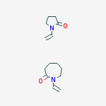 Structure of 1-ethenylazepan-2-one - 1-ethenylpyrrolidin-2-one (1:1)