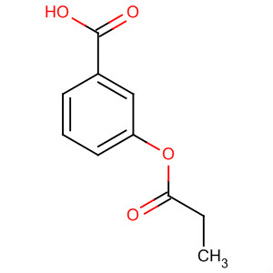Benzoic acid, 3-(1-oxopropoxy)-结构式