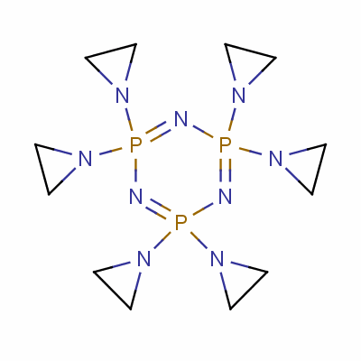 Structure of 2,2,4,4,6,6-hexaaziridin-1-yl-1,3,5-triaza-2$l^{5},4$l^{5},6$l^{5}-tri phosphacyclohexa-1,3,5-triene