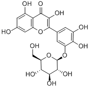Structure of 2-[3-(β-D-Glucopyranosyloxy)-4,5-dihydroxyphenyl]-3,5,7-trihydroxy-4H-1-benzopyran-4-one