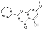 Structure of 5-HYDROXY-7-METHOXYFLAVONE