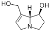 (1S,7aR)-2,3,5,7a-Tetrahydro-1-hydroxy-1H-pyrrolizine-7-methanol结构式