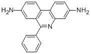 Structure of 3,8-DIAMINO-6-PHENYLPHENANTHRIDINE