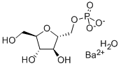 Structure of 2,5-ANHYDRO-D-MANNITOL-1-PHOSPHATE, BARIUM SALT HYDRATE