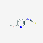 Structure of Pyridine, 5-isothiocyanato-2-methoxy-