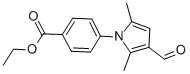 Structure of 4-(3-FORMYL-2,5-DIMETHYL-PYRROL-1-YL)-BENZOIC ACID ETHYL ESTER