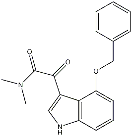 Structure of 4-(Benzyloxy)-N,N-dimethyl-indole-3-glyoxylamide