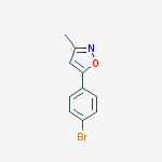 Structure of 5-(4-bromophenyl)-3-methylisoxazole