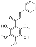 Structure of 3,6-DIHYDROXY-2,4,5-TRIMETHOXYCHALCONE