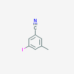 3-iodo-5-methylbenzonitrile结构式