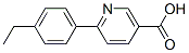 Structure of 6-(4-Ethylphenyl)-nicotinic acid