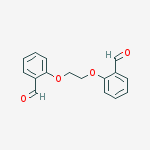 Structure of benzaldehyde, 2,2'-[1,2-ethanediylbis(oxy)]bis-