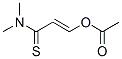 (E)-3-(Acetyloxy)-N,N-dimethyl-2-propenethioamide结构式