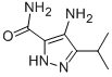 Structure of 1H-PYRAZOLE-3-CARBOXAMIDE,4-AMINO-5-(1-METHYLETHYL)-