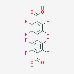 Structure of 2,2',3,3',5,5',6,6'-octafluorobiphenyl-4,4'-dicarboxylic acid