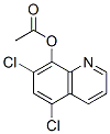 5,7-Dichloro-8-quinolinol acetate结构式