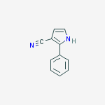1H-Pyrrole-3-carbonitrile, 2-phenyl-结构式