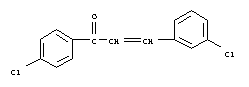 Chemical structure of 3,4-DICHLOROCHALCONE