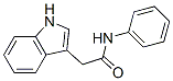 Chemical structure of 2-(1H-Indol-3-yl)acetanilide