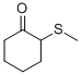 Chemical structure of 2-(METHYLTHIO)CYCLOHEXANONE