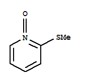 2-甲硫基吡啶-N-氧化物结构式