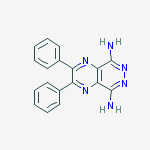 Structure of 2,3-DIPHENYL-5,8-DIAMINOPYRAZINO[2,3-D]PYRIDAZINE