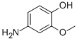 Structure of 4-Amino-2-methoxy-phenol