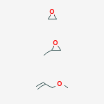 Structure of Oxirane, methyl-, polymer with oxirane, methyl 2-propenyl ether