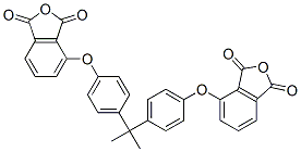 4,4-(Dimethylmethylene)bis(1,4-phenyleneoxy)bis(isobenzofuran-1,3-dione)结构式