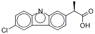 Structure of 9H-Carbazole-2-acetic acid,6-chloro-R-methyl-,(RS)-