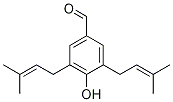 4-羟基-3,5-双(3-甲基-2-丁烯-1-基)苯甲醛结构式