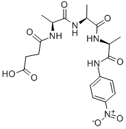 Structure of SUC-ALA-ALA-ALA-PNA