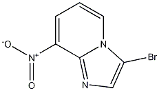 Structure of 3-bromo-8-nitroimidazo[1,2-a]pyridine
