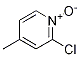 Structure of Pyridine, 2-chloro-4-methyl-, 1-oxide