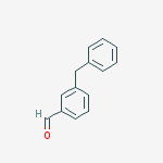 Structure of Benzaldehyde, 3-(phenylmethyl)-