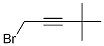 Structure of 2-Pentyne, 1-bromo-4,4-dimethyl-