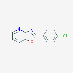 Oxazolo[4,5-b]pyridine, 2-(4-chlorophenyl)-结构式