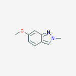 Structure of 6-METHOXY-2-METHYL-2H-INDAZOLE