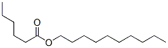 Structure of decyl hexanoate